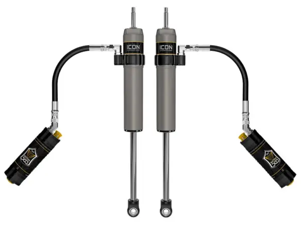 ICON V.S. 2.5 Remote Reservoir 0-1 Rear Lift Shocks w-CDCV for 2014 Toyota Tacoma