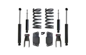 MaxTrac 2"/4" Lowering Kit with Coils for V8 Models for 1988-1998 Silverado/Sierra 1500-K330524-8