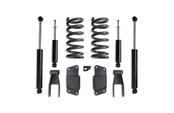 MaxTrac 2"/4" Lowering Kit with Coils for V8 Models for 1988-1998 Silverado/Sierra 1500-K330524-8