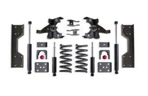 MaxTrac 4"/6" Lowering Kit with HD Rotors for V6 Models for 1988-1998 Silverado/Sierra 1500 2WD-K330546H-6