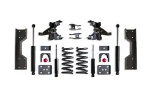 MaxTrac 4"/6" Lowering Kit for V8 with LD Rotors for 1988-1998 Silverado/Sierra 1500-K330546L-8