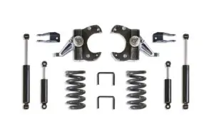 MaxTrac 5.5"/5" Lowering Kit for 1973-1987 C10 with 1.25" Thick Rotors-K331155H