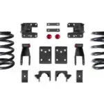 MaxTrac 2"/4" Lowering Kit with Coils for Single Cab for 2007-2013 Silverado/Sierra 1500 2WD/4WD-K331324-6