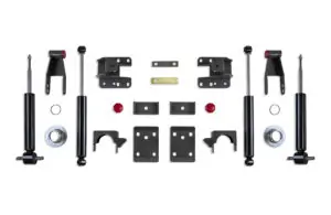 MaxTrac 2"/4" Lowering Kit with Struts for 2007-2018 Silverado/Sierra 1500 2WD/4WD-K331324S