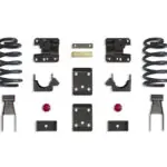 MaxTrac 2"/4" Lowering Kit with Coils for Single Cab for 2014-2018 Silverado/Sierra 1500 2WD/4WD-K331524-6