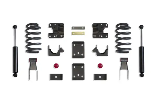 MaxTrac 2"/4" Lowering Kit with Coils for Single Cab for 2014-2018 Silverado/Sierra 1500 2WD/4WD-K331524-6