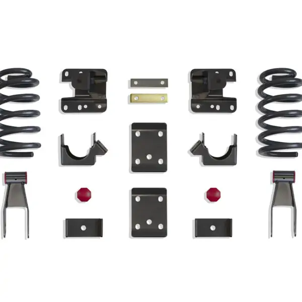 MaxTrac 2"/4" Lowering Kit with Coils for Single Cab for 2014-2018 Silverado/Sierra 1500 2WD/4WD-K331524-6