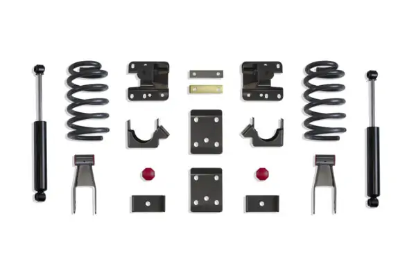 MaxTrac 2"/4" Lowering Kit with Coils for Ext/Crew Cab for 2014-2018 Silverado/Sierra 1500-K331524-8