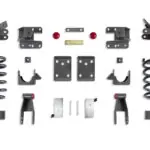 MaxTrac 2"/4" Lowering Kit with Coils for Ext/Crew Cab MagneRide Models for 2014-2018 Silverado/Sierra 1500 2WD/4WD-K331524-8M