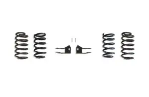 MaxTrac 2"/4" Lowering Kit with Coils for Non-MagneRide for 2015-2020 Tahoe/Yukon/Escalade-K331623
