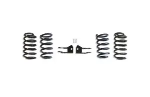 MaxTrac 2"/4" Lowering Kit with Coils for Non-MagneRide for 2015-2020 Tahoe/Yukon/Escalade-K331624
