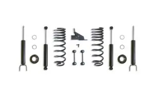 MaxTrac 2"/4" Lowering Kit for 2009-2024 RAM 1500 5-Lug 4WD-K332424