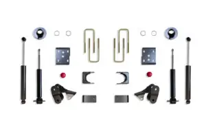 MaxTrac 2"/4" Lowering Kit with Struts for 2015-2024 F-150 2WD/4WD-K333224S