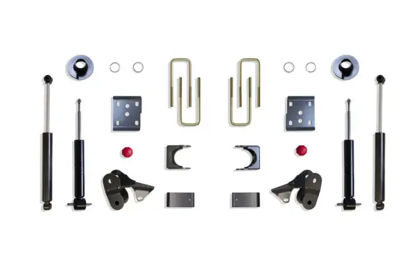 MaxTrac 2"/4" Lowering Kit with Struts for 2015-2024 F-150 2WD/4WD-K333224S
