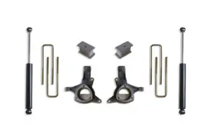 MaxTrac 4.5" Lift Kit with Shocks for 2007-2016 Silverado/Sierra 1500 2WD (Cast Steel Arms)-K881343