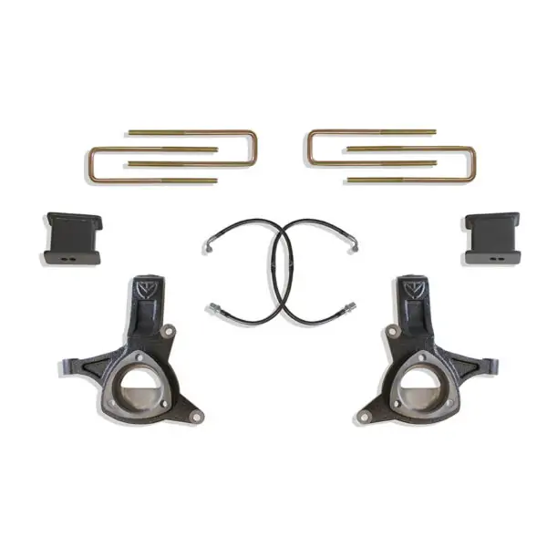 MaxTrac 5" Lift Kit with Fox Shocks and Stamped Steel Arms for 2016-2018 Silverado/Sierra 1500 2WD-K881753F