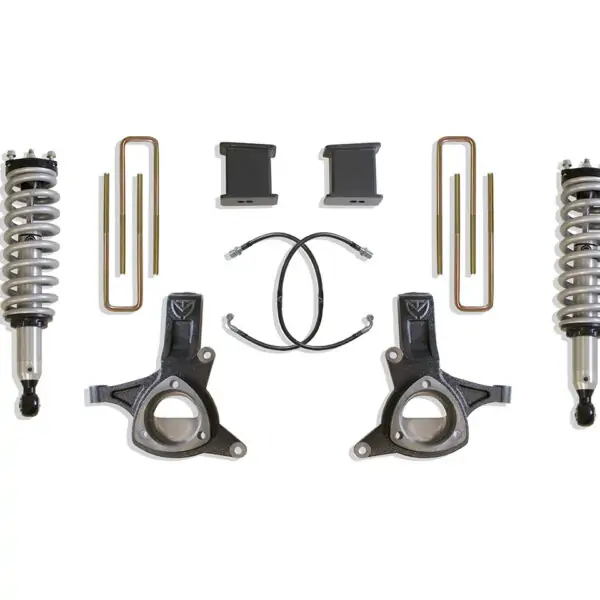 MaxTrac 7" Lift Kit with Fox Shocks for 2016-2018 Silverado/Sierra 1500 2WD (Stamped Steel Arms)-K881774F