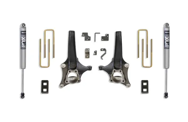 MaxTrac 3.5" Lift Kit with Fox Shocks for 2019-2024 Silverado/Sierra 1500 2WD-K881932F
