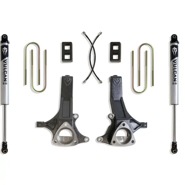 MaxTrac 4.5" Lift Kit with Vulcan Series Shocks for 2002-2008 RAM 1500 5-Lug 2WD-K882145V