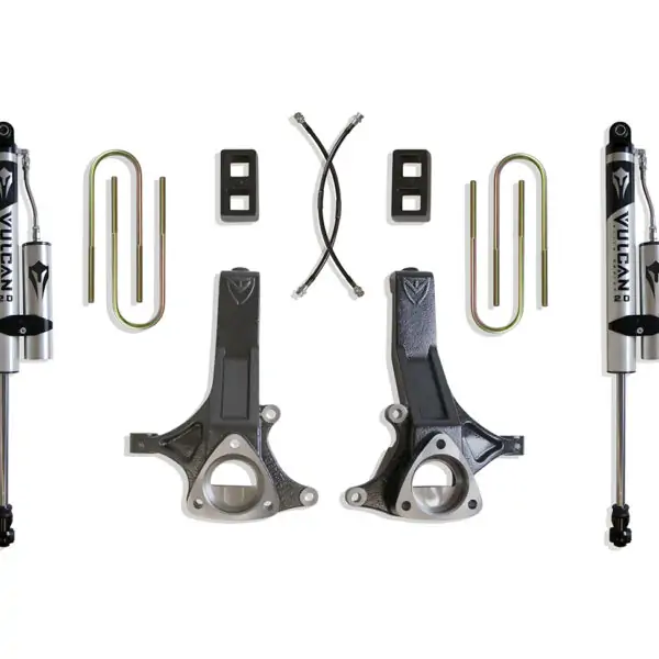 MaxTrac 4.5" Lift Kit with Vulcan Series Reservoir Shocks for 2002-2008 RAM 1500 5-Lug 2WD-K882145VR