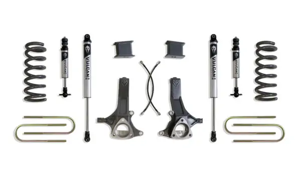 MaxTrac 7" Lift Kit with Vulcan Series IFP Shocks for 2002-2008 RAM 1500 5-Lug 2WD 5.7L-K882171V