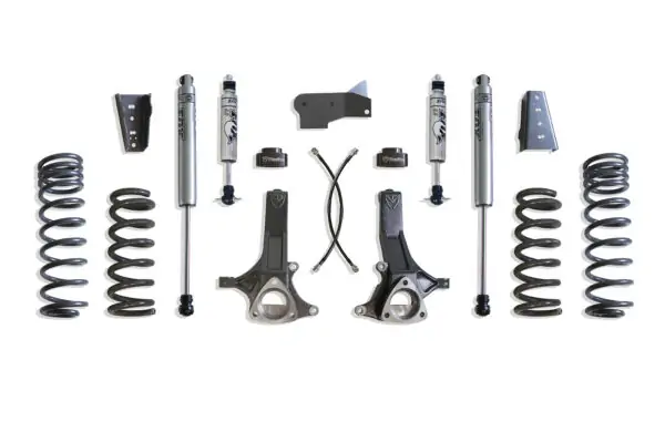 MaxTrac 7" Lift Kit with Fox Shocks for 2009-2024 RAM 1500 5-Lug 2WD 4.7L-K882470F