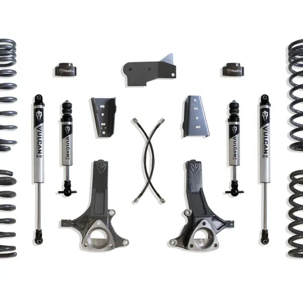 MaxTrac 7" Lift Kit with Vulcan Series IFP Shocks for 2009-2024 RAM 1500 5-Lug 2WD (5.7L)-K882471V