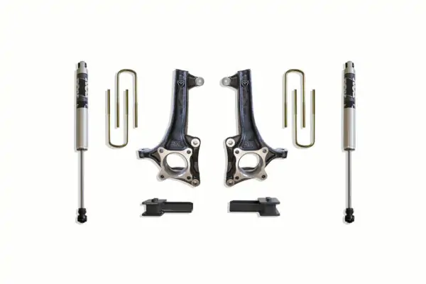 MaxTrac 4" Lift Kit with Fox Shocks for 2021-2024 F-150 2WD-K884142F