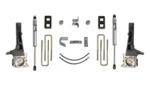 MaxTrac 4" Lift Kit with Fox Shocks for 2005-2023 Tacoma 6-Lug 2WD-K886842F