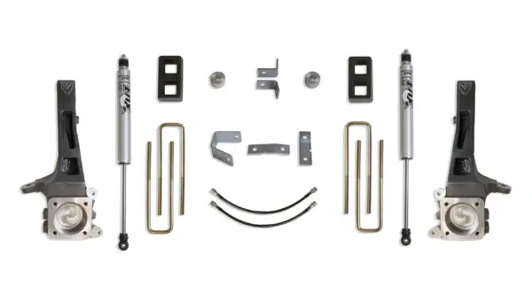 MaxTrac 4" Lift Kit with Fox Shocks for 2005-2023 Tacoma 6-Lug 2WD-K886842F