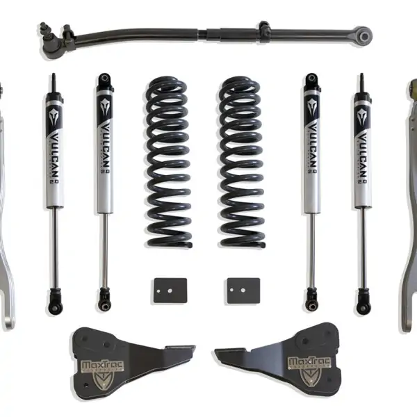 MaxTrac 2.5" Lift Kit with 4-Links and Vulcan Shocks for 2017-2022 F-250/F-350 4WD Diesel-K943325VL