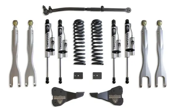 MaxTrac 2.5" Lift Kit with 4-Links and Vulcan Reservoir Shocks for 2017-2022 F-250/F-350 4WD Diesel-K943325VRL