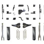 MaxTrac 4" Lift Kit with 4-Links and Vulcan Reservoir Shocks for 2017-2022 F-250/F-350 4WD Diesel-K943341VRL