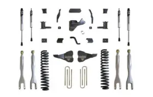 MaxTrac 8" Lift Kit with Vulcan Shocks for 2017-2022 F-250/F-350 4WD Diesel-K943385V