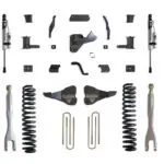 MaxTrac 8" Lift Kit with 4-Links and Vulcan Reservoir Shocks for 2017-2022 F-250/F-350 Diesel-K943385VRL