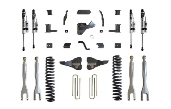 MaxTrac 8" Lift Kit with 4-Links and Vulcan Reservoir Shocks for 2017-2022 F-250/F-350 Diesel-K943385VRL
