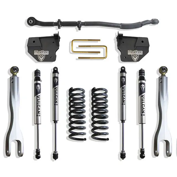 MaxTrac 2.5" Lift Kit with 4-Links and Vulcan Shocks for 2014-2024 RAM 2500 4WD Diesel-K947225VL