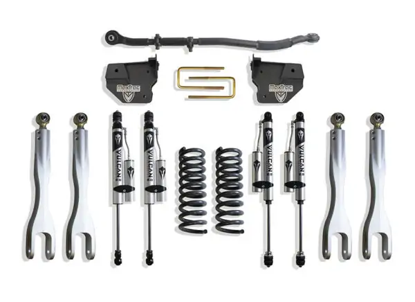 MaxTrac 2.5" Lift Kit with 4-Links and Vulcan Reservoir Shocks for 2014-2024 RAM 2500 4WD Diesel-K947225VRL