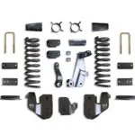 MaxTrac 4" Lift Kit with Vulcan Reservoir Shocks for Factory Rear Air Ride for 2014-2018 RAM 2500 4WD Diesel-K947241VRA