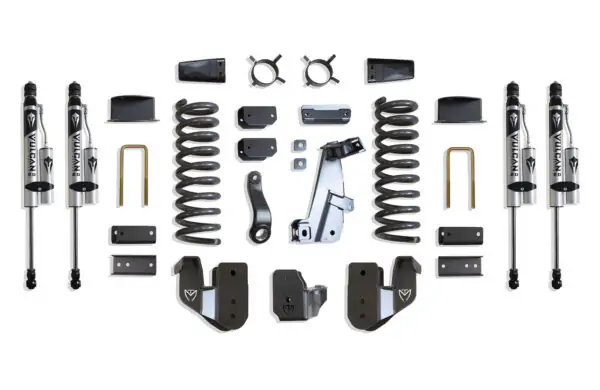 MaxTrac 6" Lift Kit with Vulcan Reservoir Shocks for Factory Rear Air Ride for 2014-2018 RAM 2500 4WD Diesel-K947263VRA
