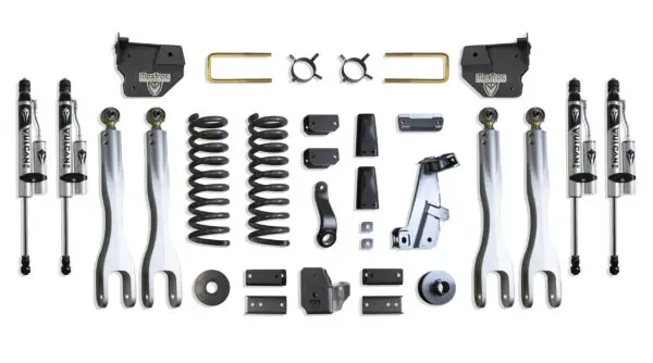 MaxTrac 6" Lift Kit with 4-Links and Vulcan Reservoir Shocks for 2014-2018 RAM 2500 Diesel-K947263VRL