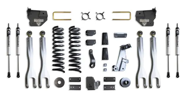 MaxTrac 8" Lift Kit with 4-Links and Vulcan Shocks for 2014-2018 RAM 2500 4WD Diesel-K947285VL