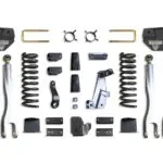 MaxTrac 8" Lift Kit with 4-Links and Vulcan Reservoir Shocks for Factory Rear Air Ride for 2014-2018 RAM 2500 4WD Diesel-K947285VRLA