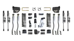 MaxTrac 8" Lift Kit with 4-Links and Vulcan Reservoir Shocks for Factory Rear Air Ride for 2014-2018 RAM 2500 4WD Diesel-K947285VRLA