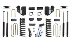 MaxTrac 4" Lift Kit with MaxTrac Shocks for Factory Rear Air Ride for 2013-2018 RAM 3500 4WD Diesel-K947341A