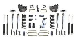 MaxTrac 4" Lift Kit with 4-Links and MaxTrac Shocks for Factory Rear Air Ride for 2013-2018 RAM 3500 4WD Diesel-K947341LA