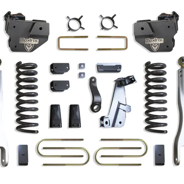 MaxTrac 6" Lift Kit with 4-Links and MaxTrac Shocks for 2013-2018 RAM 3500 4WD Diesel-K947363L