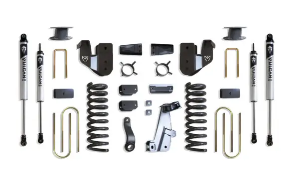 MaxTrac 6" Lift Kit with Vulcan Shocks for Factory Rear Air Ride for 2013-2018 RAM 3500 4WD Diesel-K947363VA