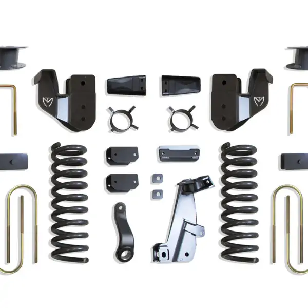 MaxTrac 6" Lift Kit with Vulcan Reservoir Shocks for Factory Rear Air Ride for 2013-2018 RAM 3500 4WD Diesel-K947363VRA