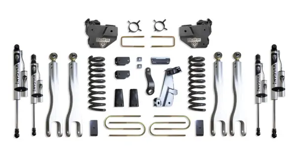 MaxTrac 6" Lift Kit with 4-Links and Vulcan Reservoir Shocks for 2013-2018 RAM 3500 4WD Diesel-K947363VRL